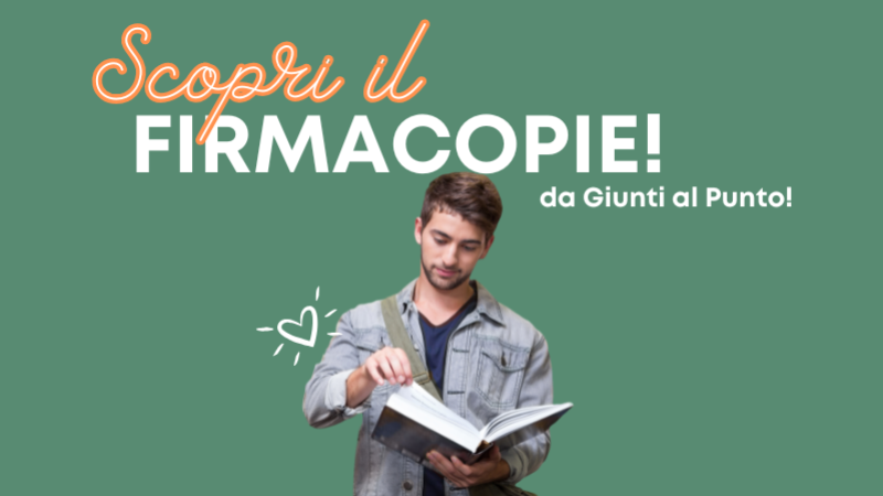 Firmacopie il 27 Ottobre da Giunti al Punto!