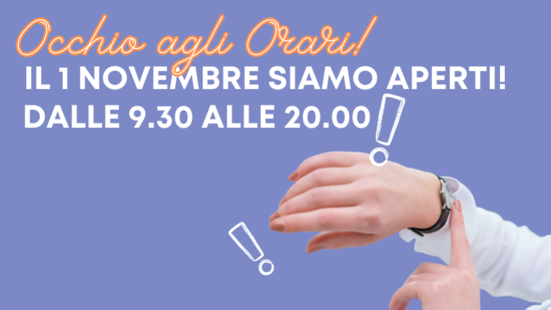 1 Novembre shopping da Paura!